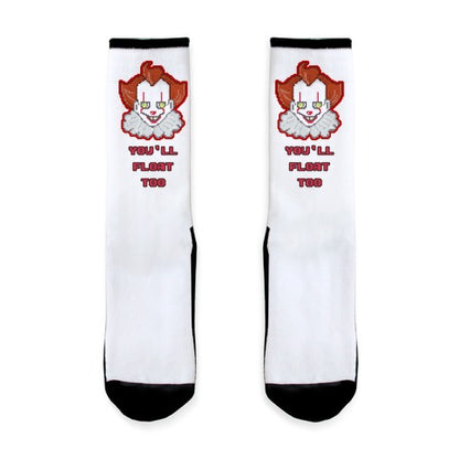 You'll Float Too Pixel IT Socks