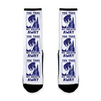 You Take My Breath Away - Choking Sasuke Meme Socks
