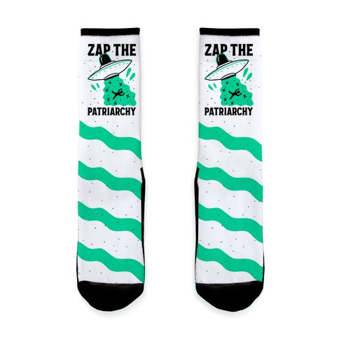 Zap the Patriarchy Socks