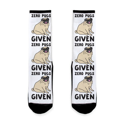 Zero Pugs Given Socks