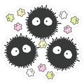 A Trio Of Soot Sprites Die Cut Sticker