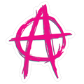 Anarchy Die Cut Sticker