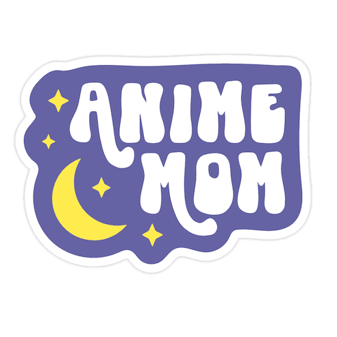 Anime Mom Die Cut Sticker