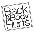 Back & Body Hurts Parody Die Cut Sticker