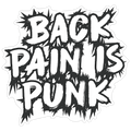 Back Pain Is Punk Die Cut Sticker