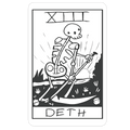 Badly Drawn Tarots: Death Die Cut Sticker