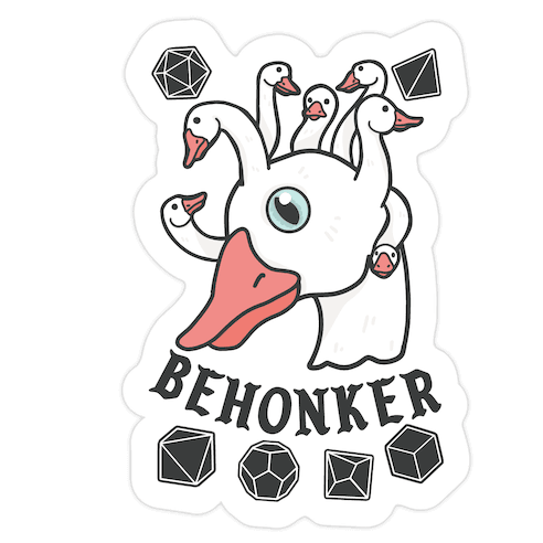 Behonker Die Cut Sticker