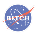 Bitch Space Program Logo Die Cut Sticker