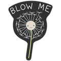 Blow Me Dandelion Die Cut Sticker