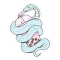 Boba Constrictor Die Cut Sticker