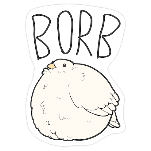 Borb Die Cut Sticker