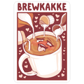 Brewkakke Die Cut Sticker
