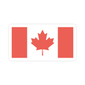 Canadian Flag Die Cut Sticker