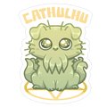 Cathulhu Die Cut Sticker