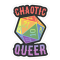 Chaotic Queer Die Cut Sticker