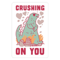 Crushing On You Die Cut Sticker