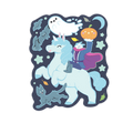 Cute Halloween Die Cut Sticker