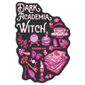 Dark Academia Witch Pattern Die Cut Sticker
