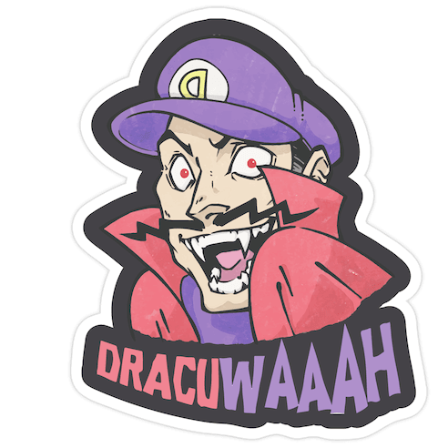 DracuWAAAH Die Cut Sticker