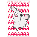 Due To Personal Reasons AAAA Die Cut Sticker