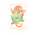 Dungerns & Dergins Die Cut Sticker