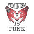 Feminism Is Punk Die Cut Sticker