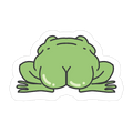 Frog Butt Die Cut Sticker