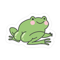 Frog Butt Die Cut Sticker