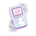 Game Boy - Trans Pride Die Cut Sticker