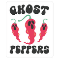 Ghost Peppers Die Cut Sticker