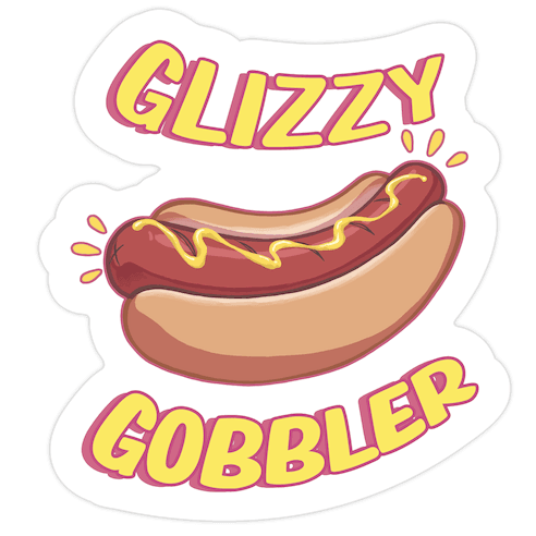 Glizzy Gobbler Die Cut Sticker