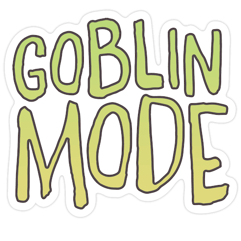 Goblin Mode Die Cut Sticker