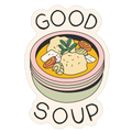 Good Soup Matzo Ball Soup Die Cut Sticker