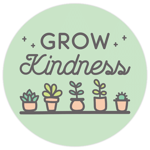 Grow Kindness Die Cut Sticker