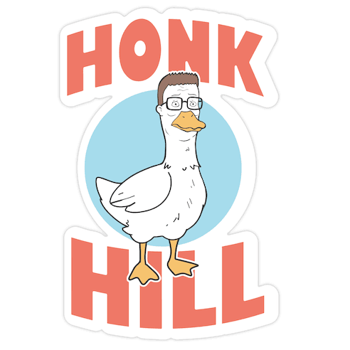 Honk Hill Die Cut Sticker