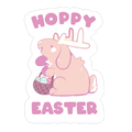 Hoppy Easter Die Cut Sticker