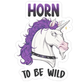 Horn To Be Wild Die Cut Sticker