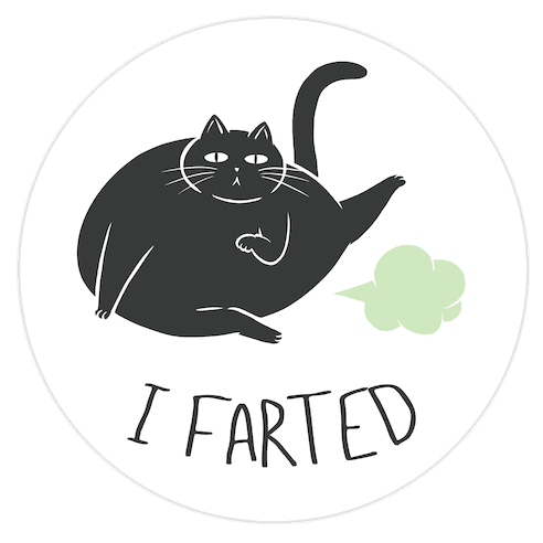 I Farted Die Cut Sticker