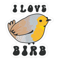 I Love Birb Die Cut Sticker
