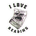 I Love Reading (The Necronomicon) Die Cut Sticker