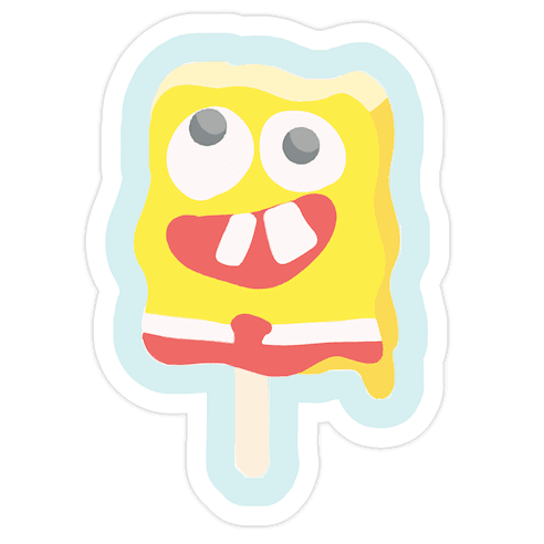 Ice Cream Truck Treats Pattern Die Cut Sticker