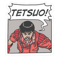 Kaneda Screaming Tetsuo (1 OF 2 PAIR) Die Cut Sticker