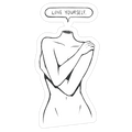 Love Yourself Die Cut Sticker
