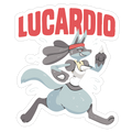 Lucardio Die Cut Sticker