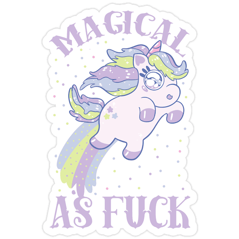 Magical As F*** Die Cut Sticker