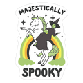 Majestically Spooky Die Cut Sticker