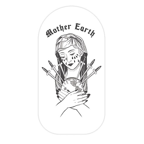 Mother Earth Die Cut Sticker