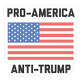 Pro-America Anti-Trump Die Cut Sticker