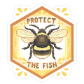 Protect The Fish Die Cut Sticker