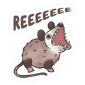 Reeeeeee Possum Die Cut Sticker